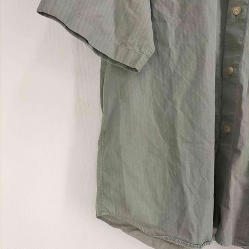 オーラリー AURALEE 22SS WASHED FINX HERRINGBONE HALF SLEEVED SHIRTS メンズ JPN:4
